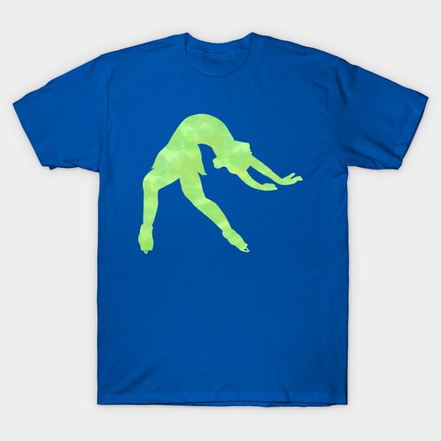 Figure skating (Bauer in layback) T-Shirt by Becky-Marie